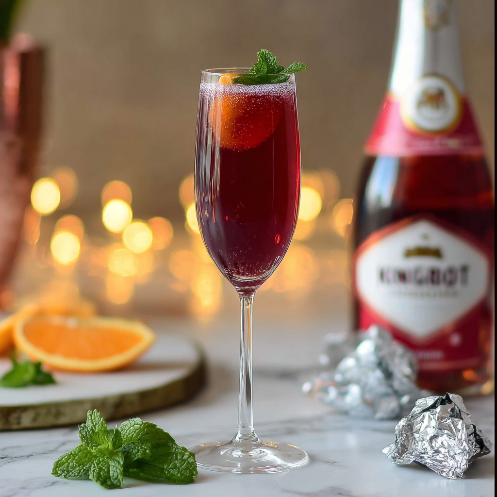 Sparkling Holiday Flirtini Recipe - Recipe Image
