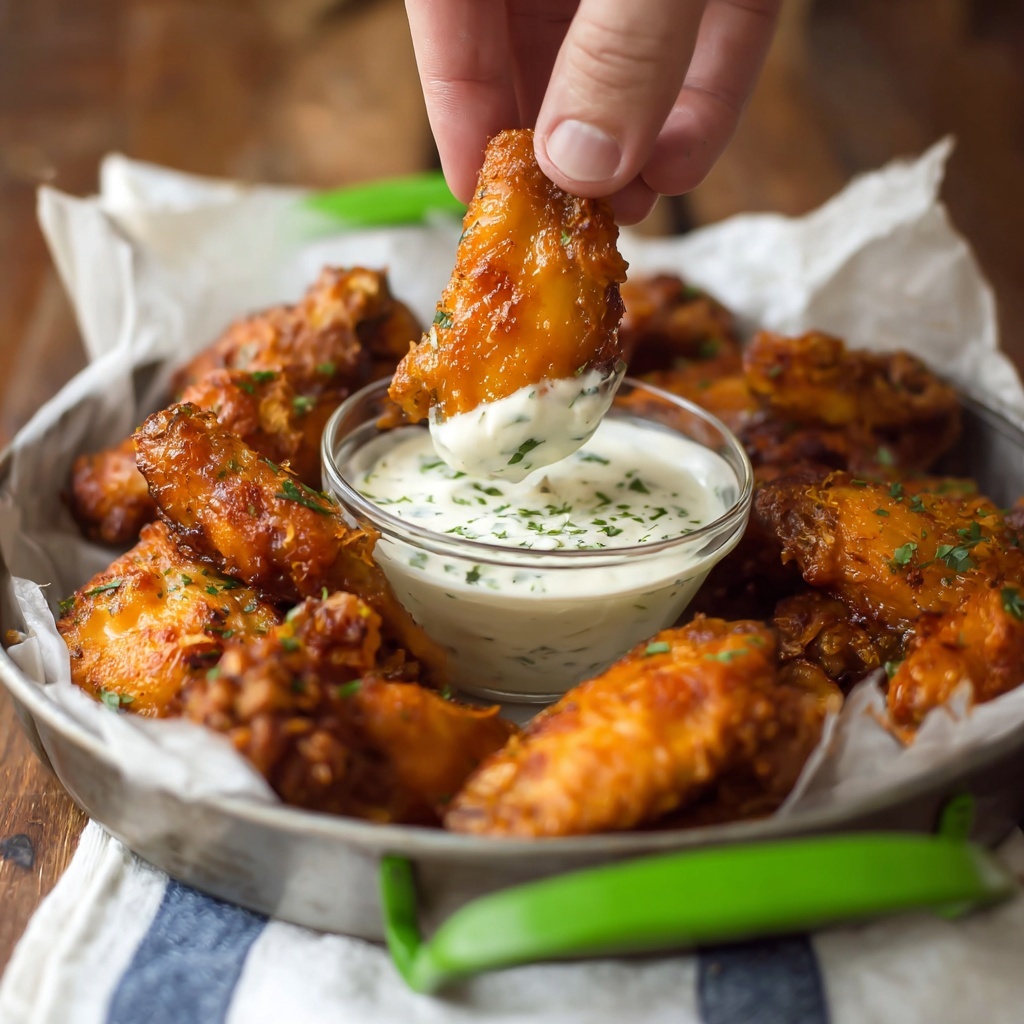 Fried Buffalo Wings Recipe - Recipe Image