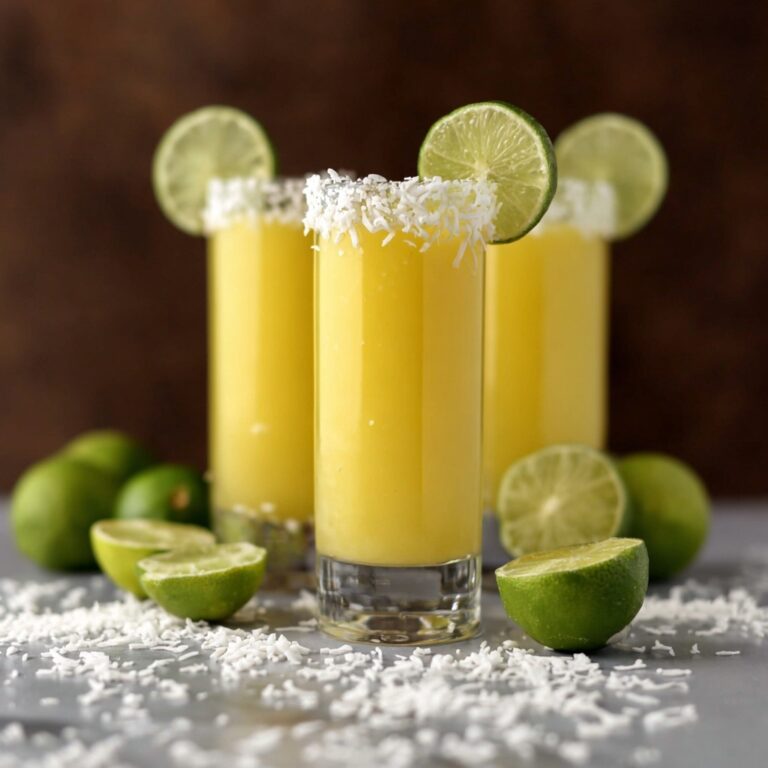 Tropical Mimosa with Coconut Water and Pineapple Mango Juice Recipe