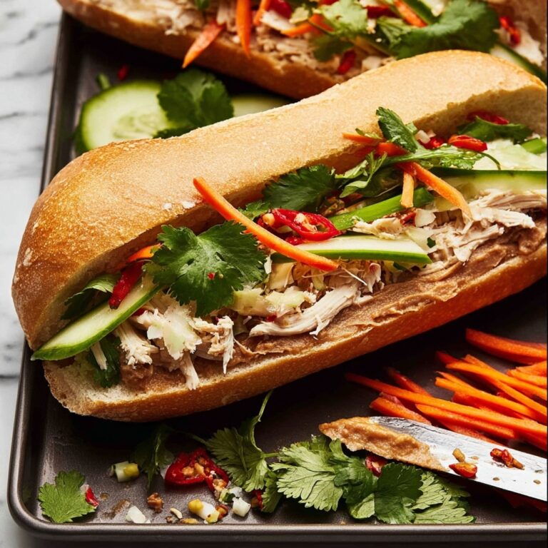 Chicken Banh Mi (Vietnamese Sandwich) Recipe