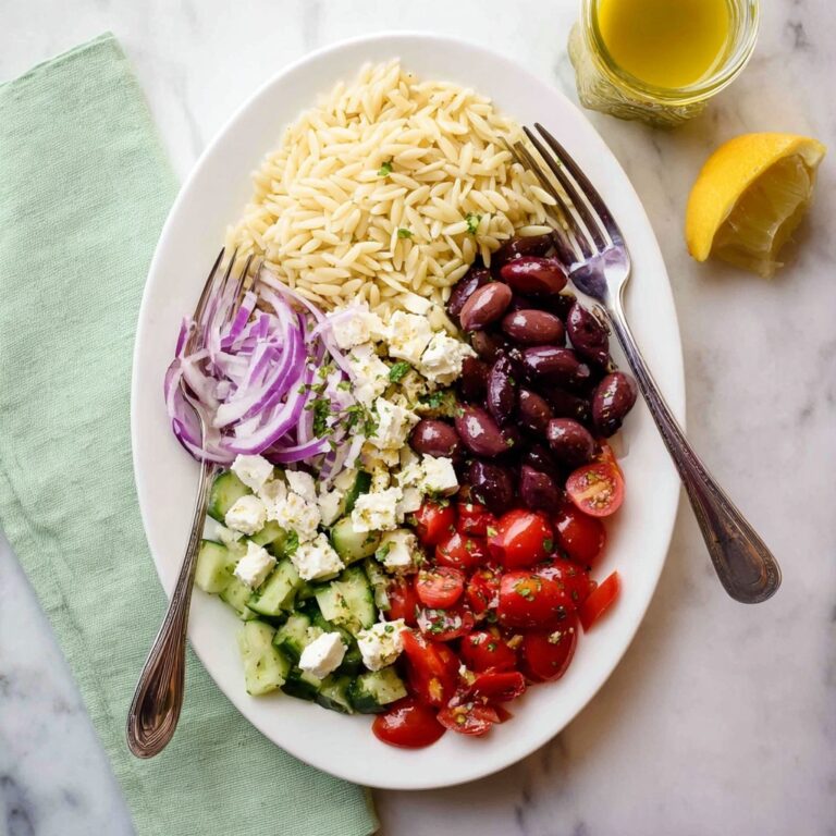 Greek Lemon Orzo Salad Recipe