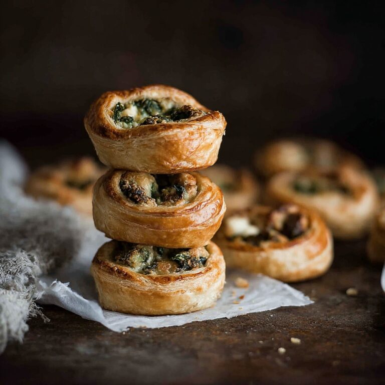 Ricotta and Spinach Puff Pastry Bites Recipe