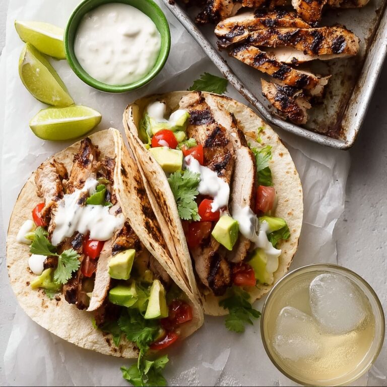 Mexican Grilled Chicken Tacos Recipe