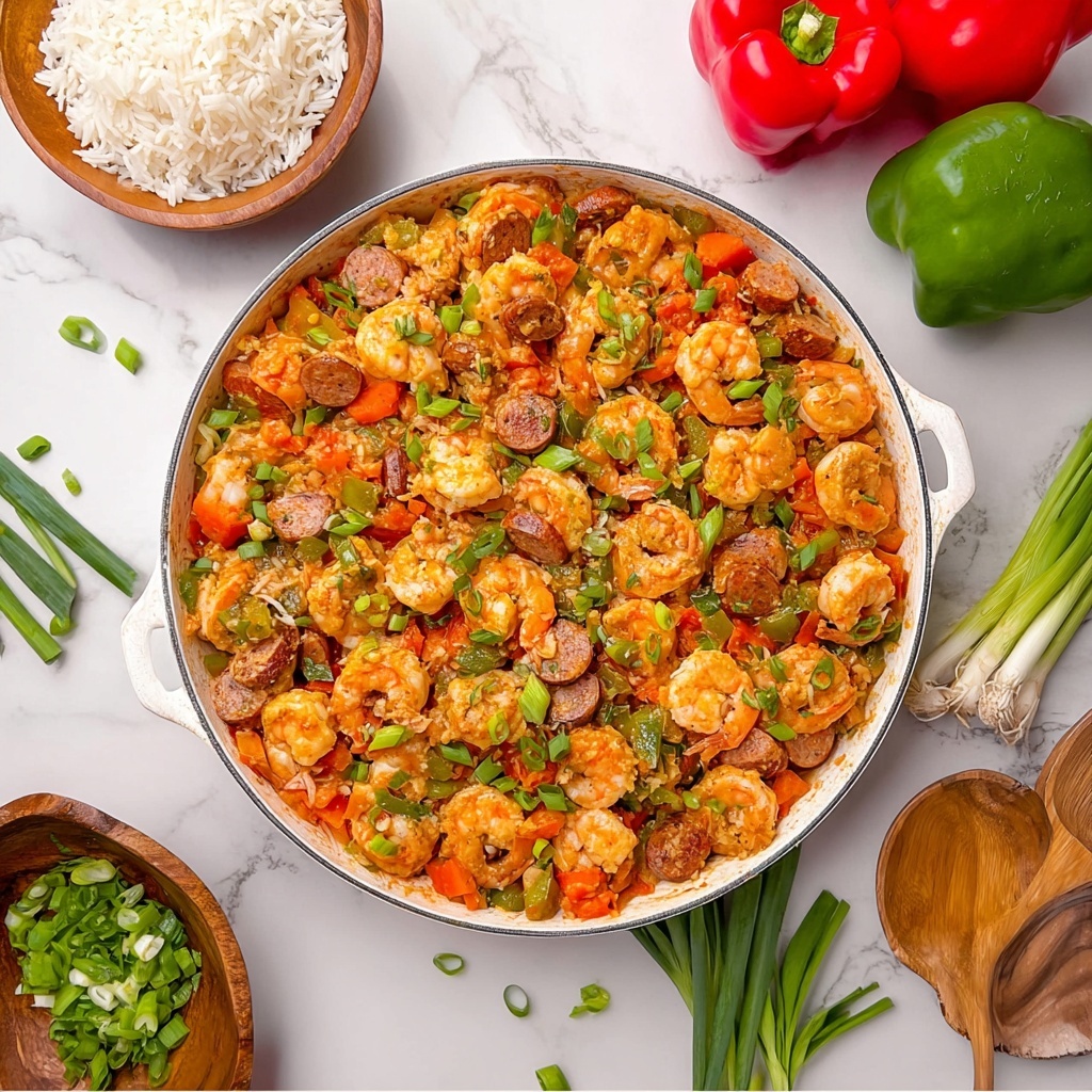 Easy Spicy Chicken and Shrimp Jambalaya Recipe - Recipe Image