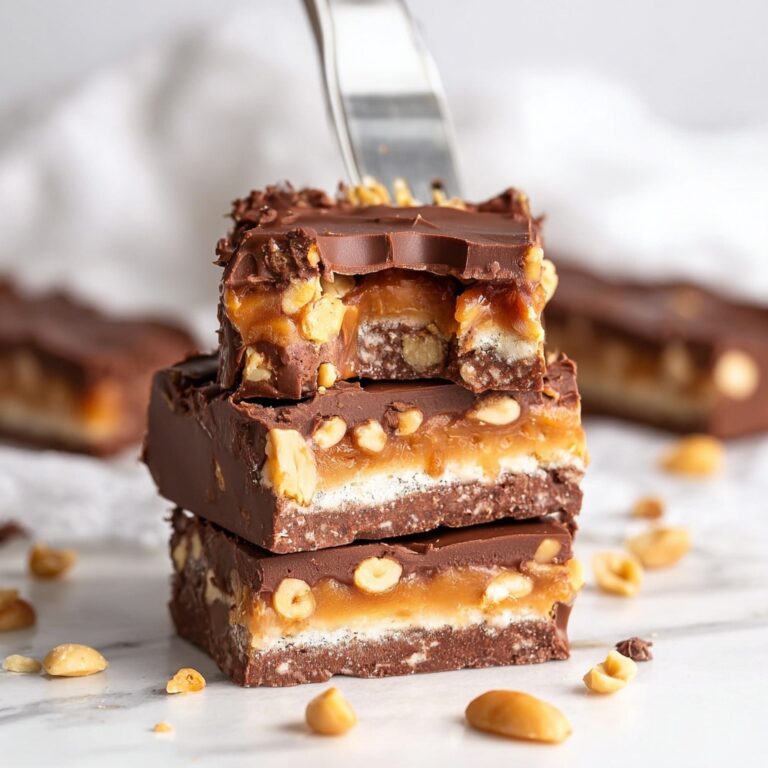 Homemade Snickers Bars Recipe