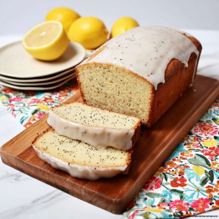 Lemon Poppy Seed Bread with Lemon Glaze Recipe