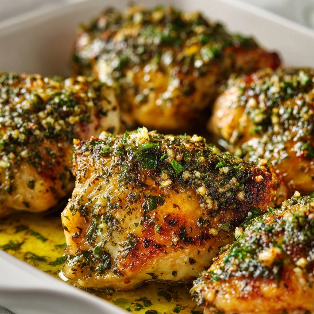 Spinach Herb Baked Chicken Recipe - Recipe Image
