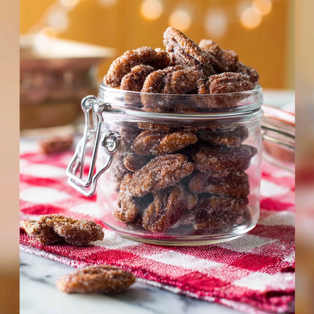 Sweet Cinnamon Candied Nuts (Crockpot or Oven) Recipe - Recipe Image
