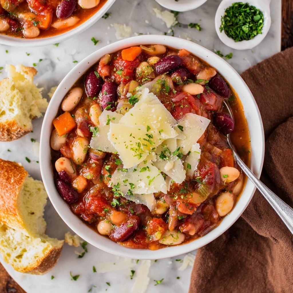 15 Bean Soup with Andouille Sausage and Fire-Roasted Tomatoes Recipe - Recipe Image