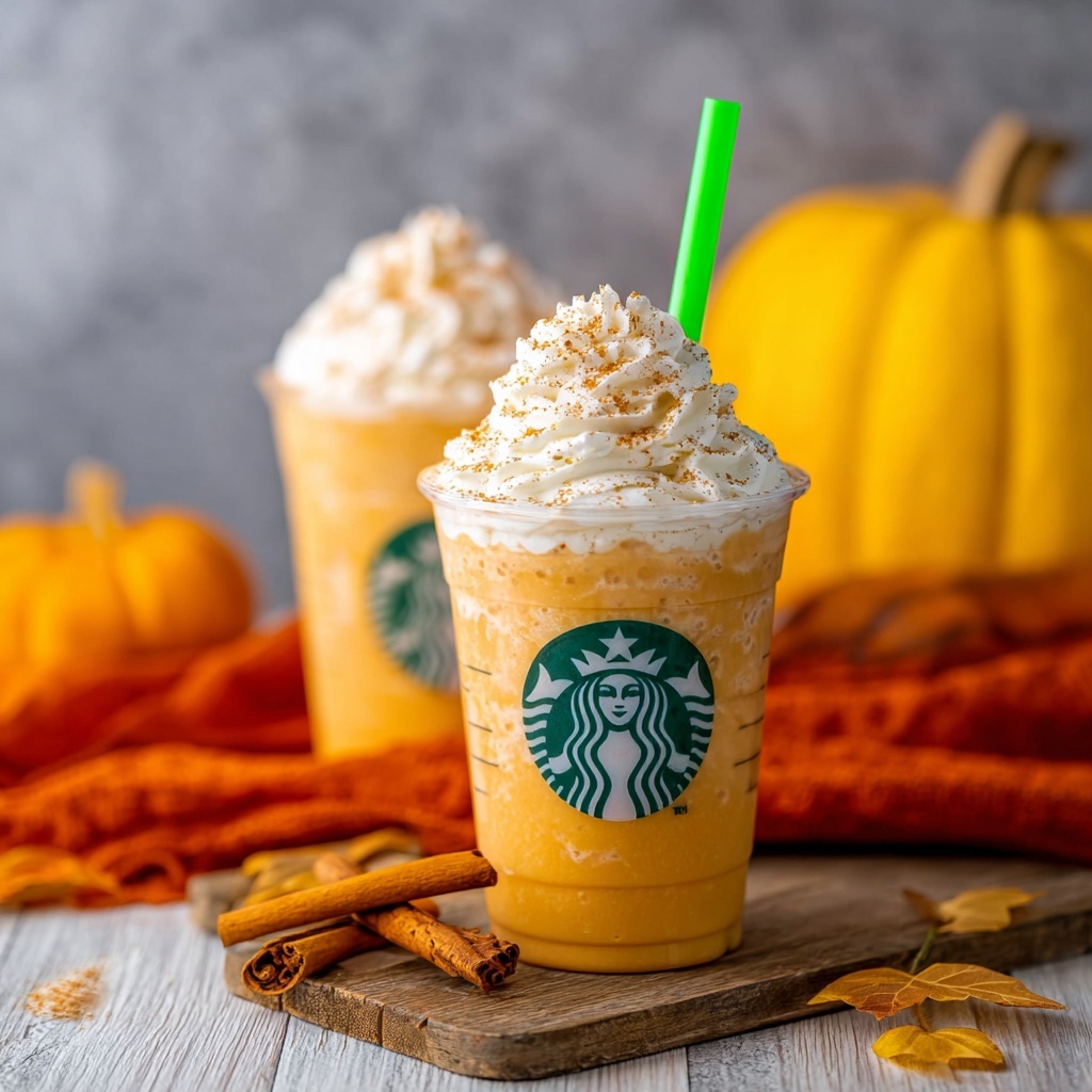 Pumpkin Spice Frappuccino Recipe - Recipe Image