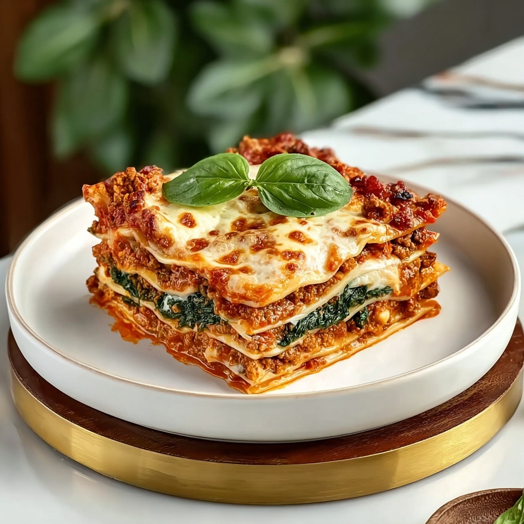Hearty Spinach Lasagna That Warms Your Soul Every Time Recipe - Recipe Image