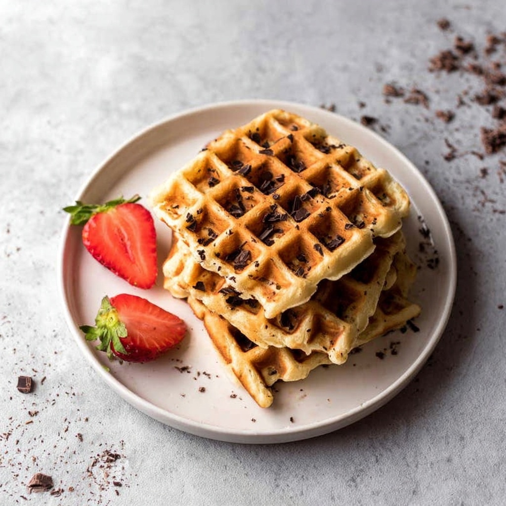 Chocolate Chip Waffles Recipe - Recipe Image