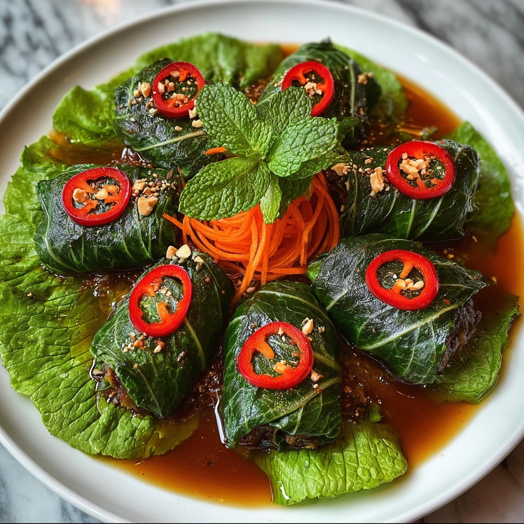 Thai Basil Beef Rolls Recipe - Recipe Image