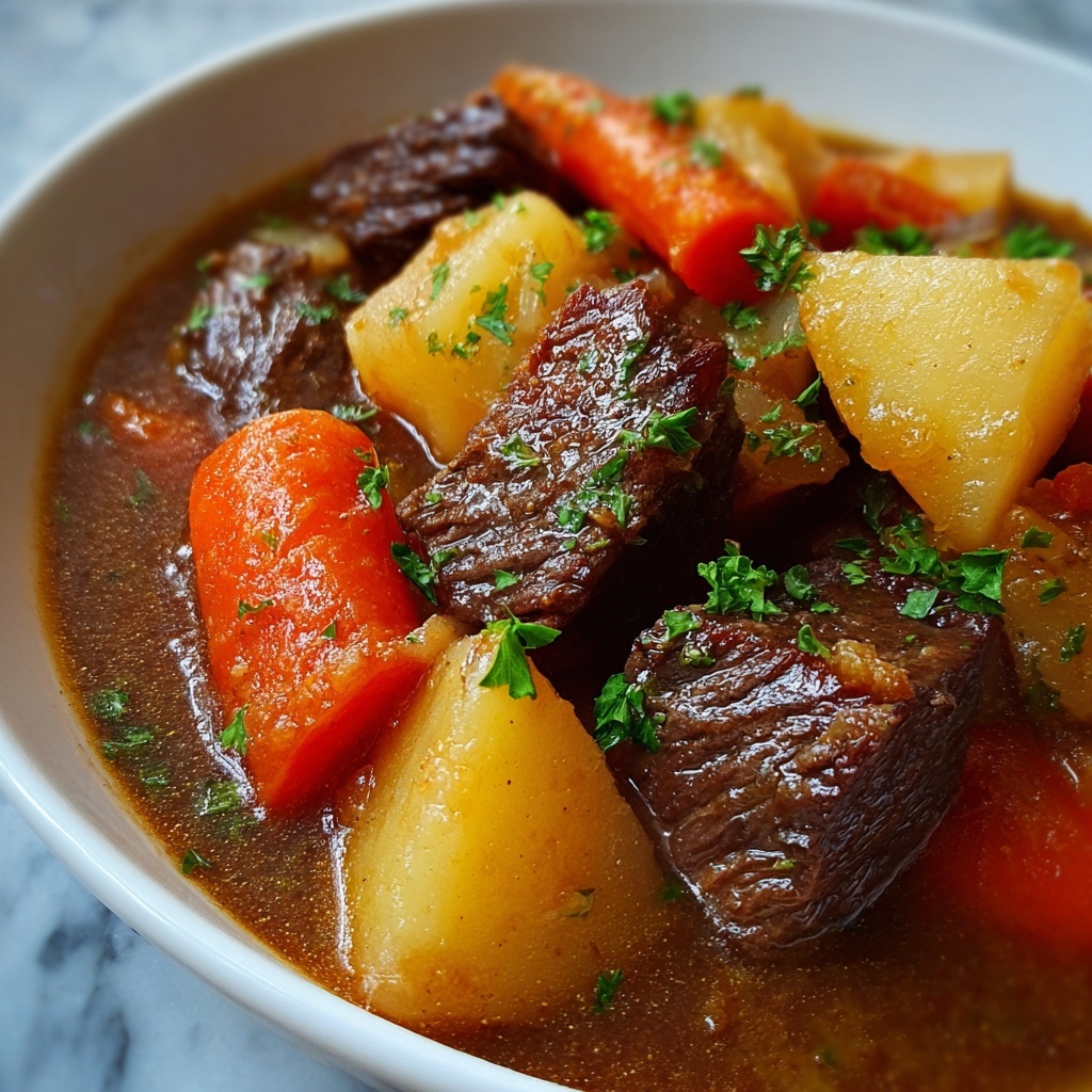 Hearty Crock Pot Beef Stew Recipe - Recipe Image
