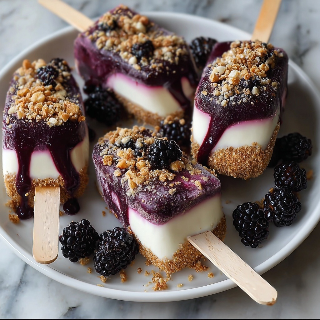 Forbidden Forest Blackberry Cheesecake Pops Recipe - Recipe Image
