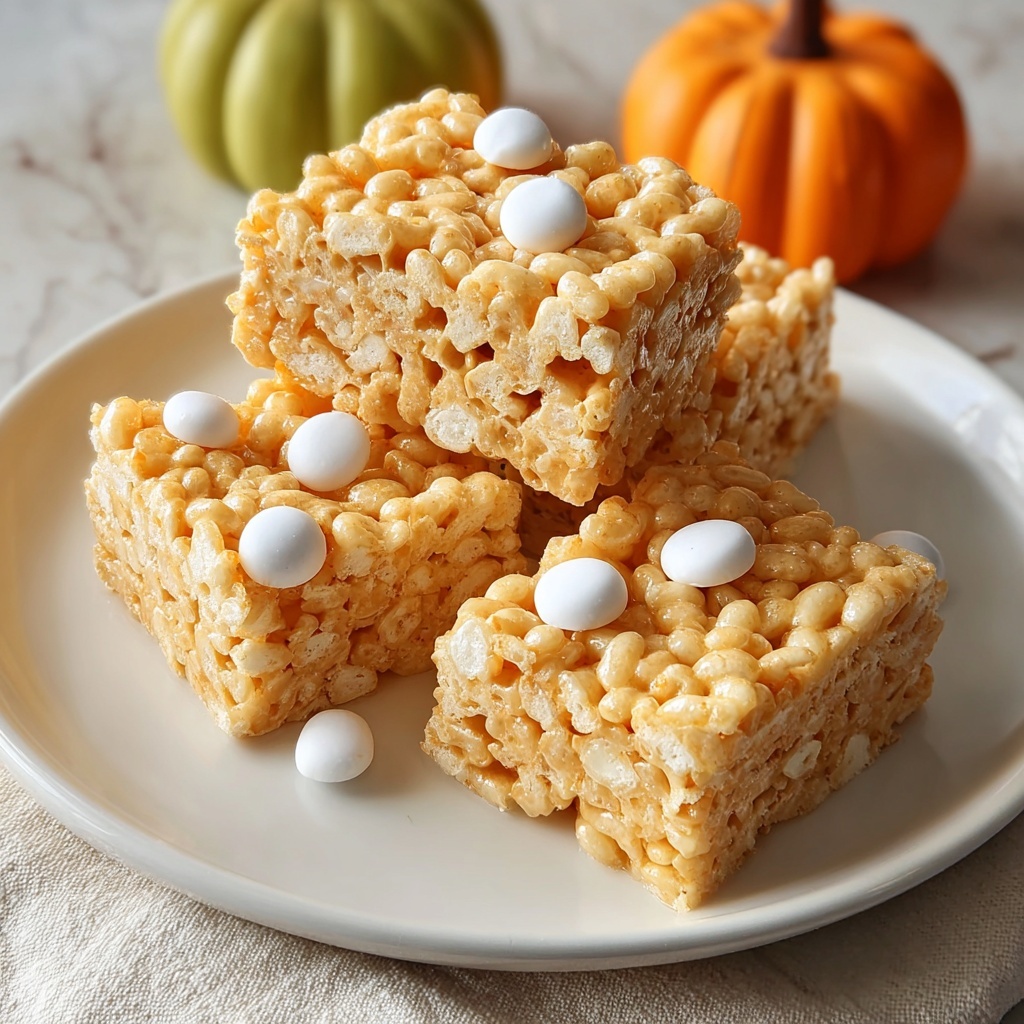 Pumpkin Pie Rice Krispies Treats Recipe - Recipe Image