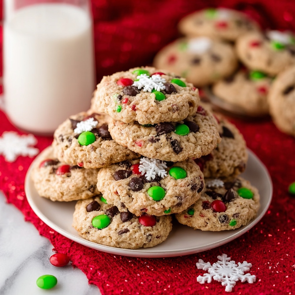 Christmas Monster Cookies Recipe - Recipe Image