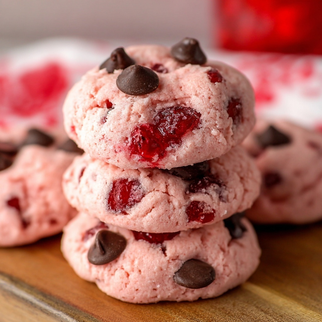 Cherry Chocolate Chip Cookies Recipe - Recipe Image