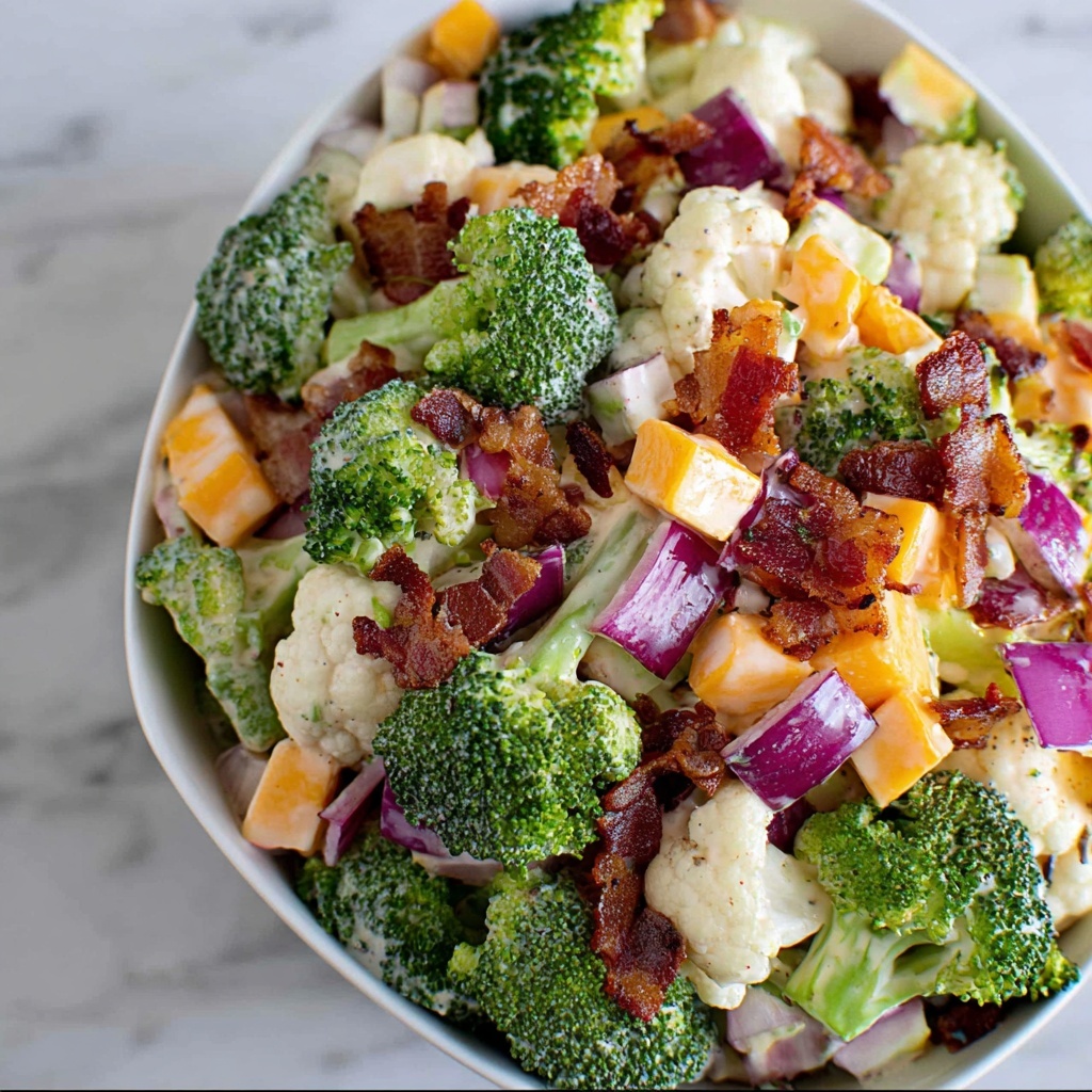 Low Carb Broccoli Salad Recipe - Recipe Image