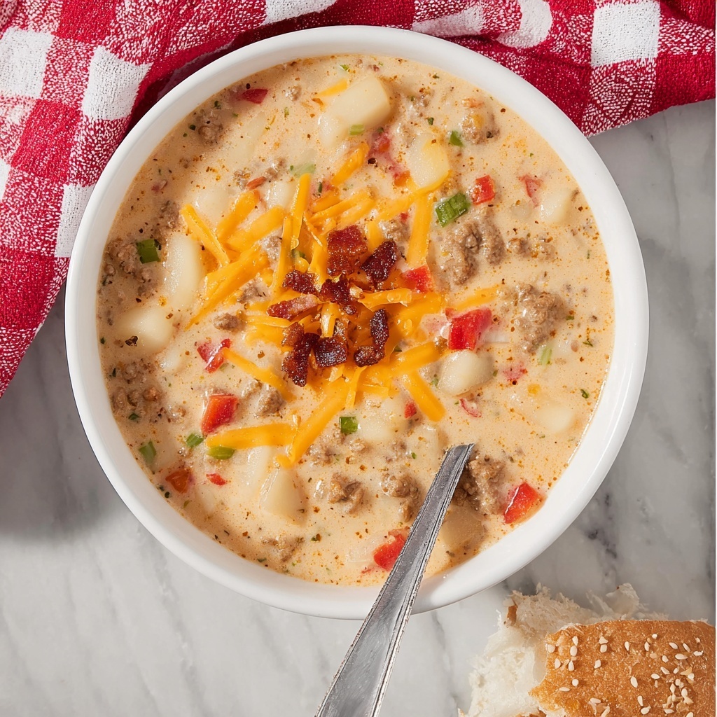 Cheeseburger Soup Recipe - Recipe Image