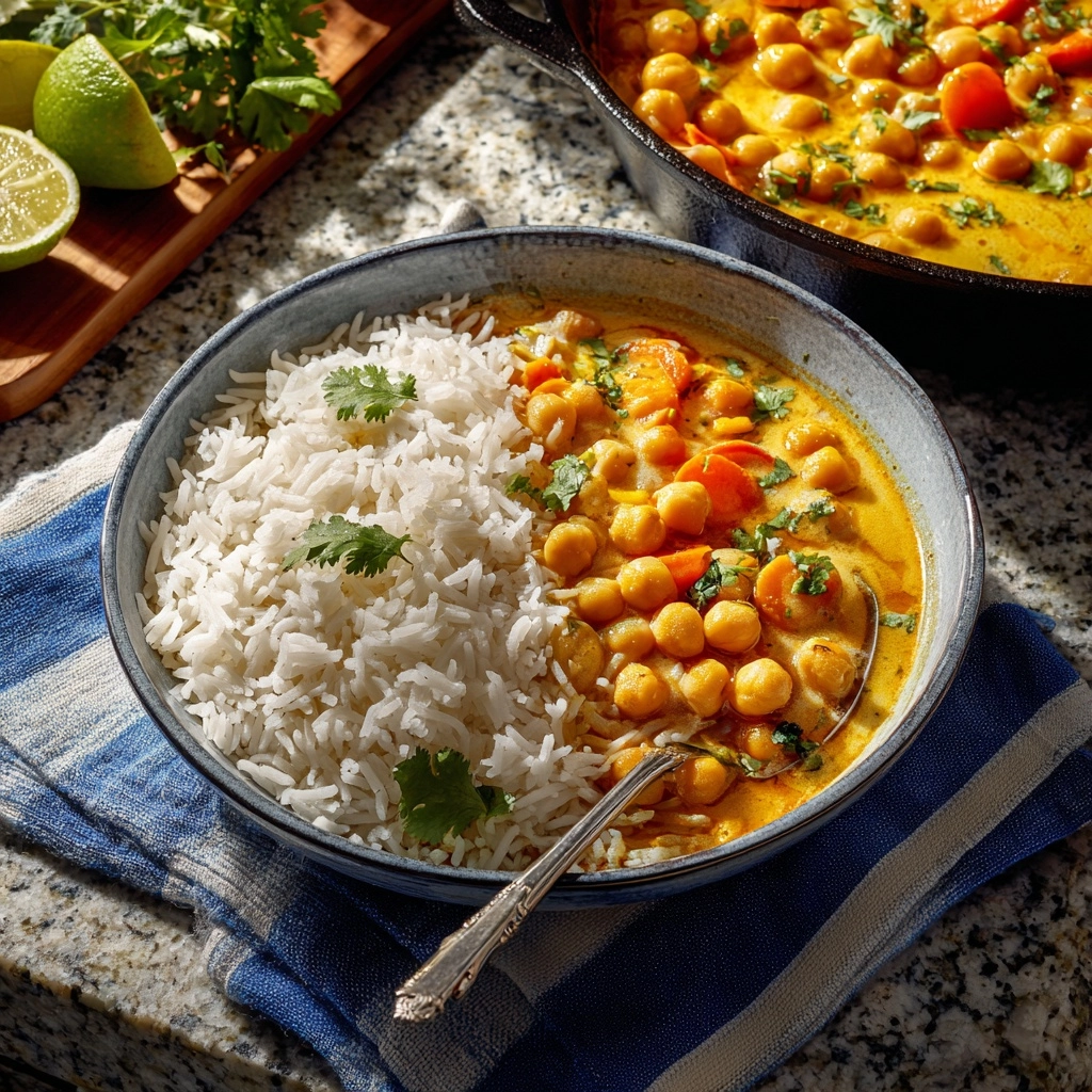 Vegetarian Chickpea Curry Recipe - Recipe Image