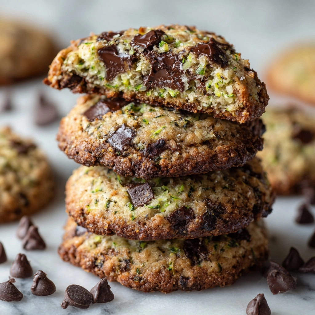 Zucchini Oat Chocolate Chip Cookies Recipe - Recipe Image