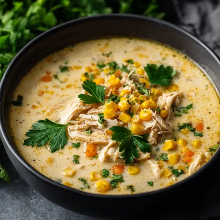 Creamy Chicken Corn Chowder Recipe