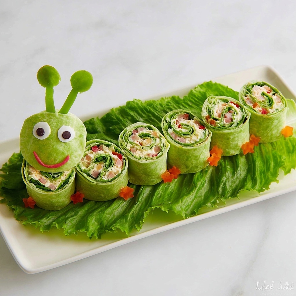 Caterpillar Snack Wrap Recipe - Recipe Image