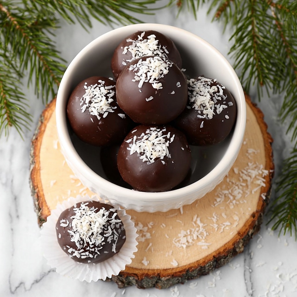 Chocolate Coconut Balls Recipe - Recipe Image