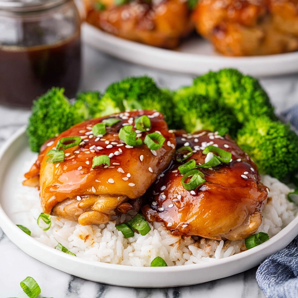 Baked Teriyaki Chicken Thighs Recipe - Recipe Image