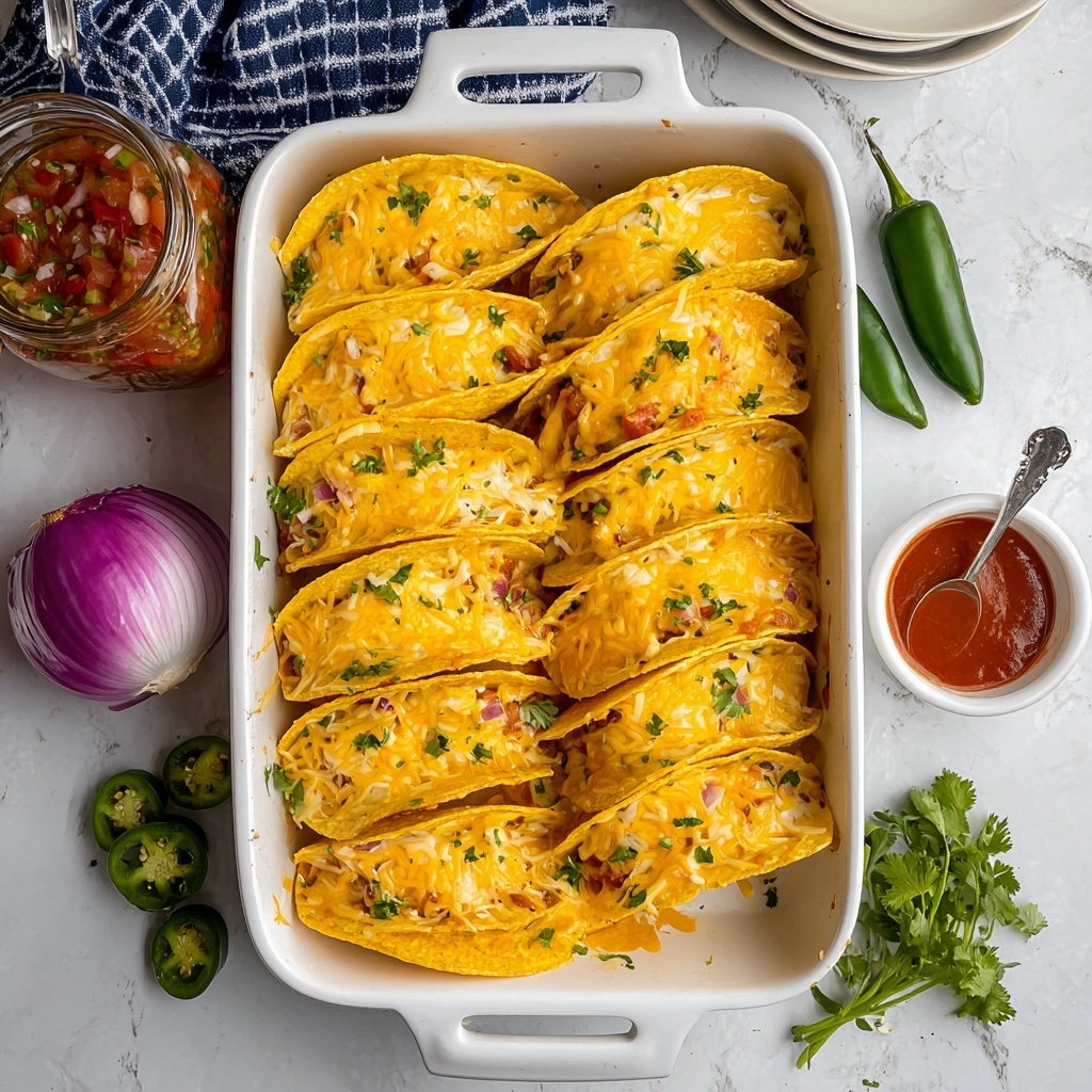 Baked Chicken and Veggie Tacos with Melty Cheese Recipe - Recipe Image