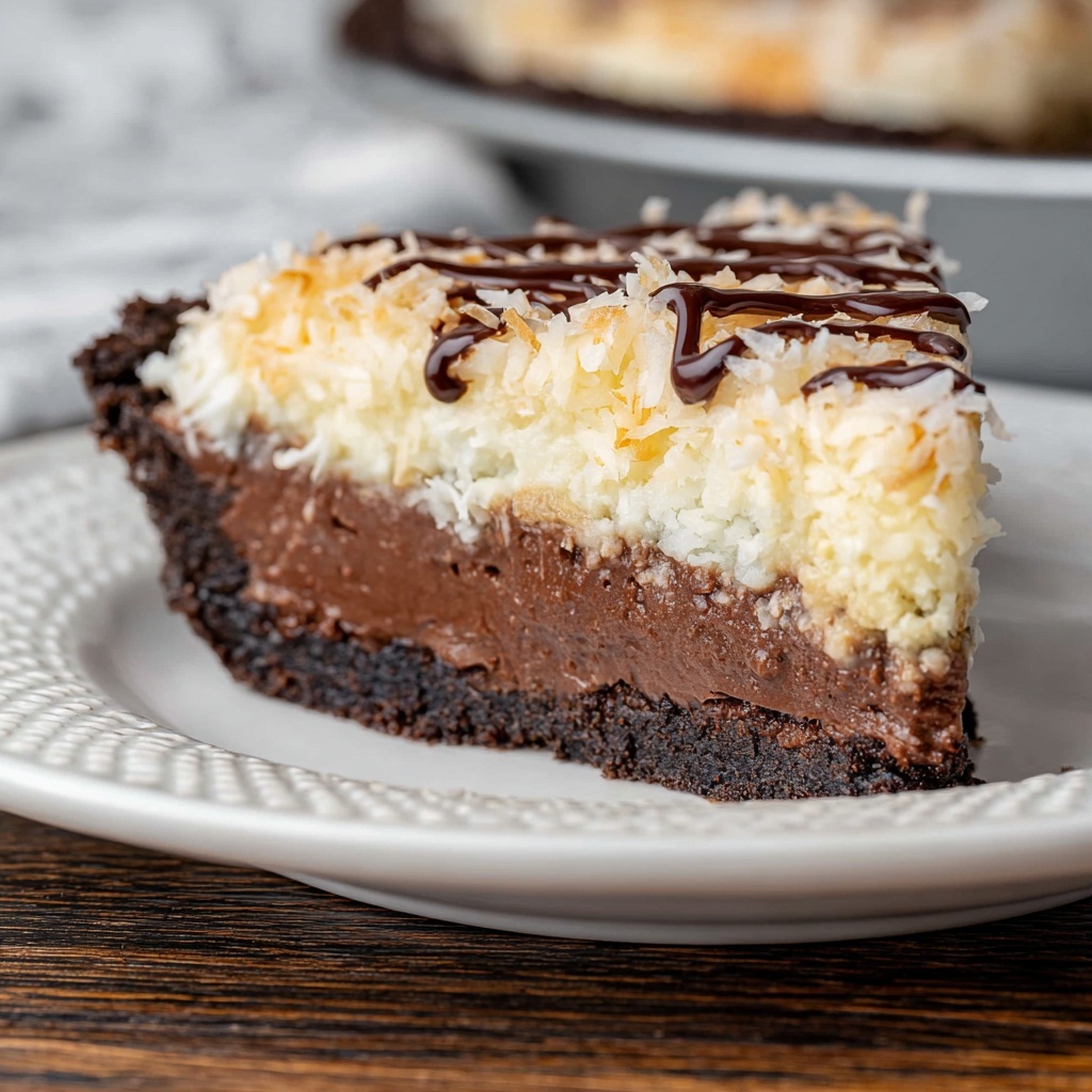 German Chocolate Pie Recipe - Recipe Image