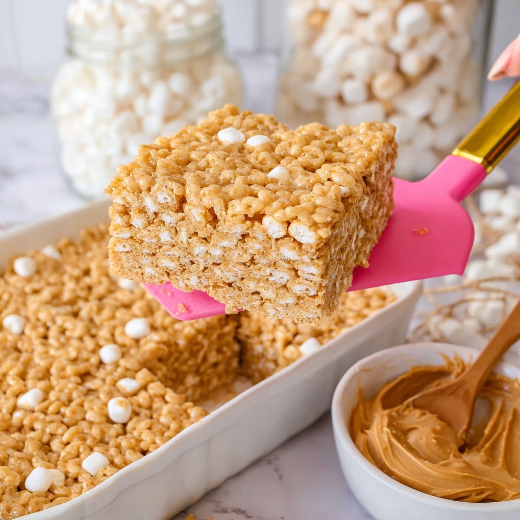 Peanut Butter Rice Krispie Treats Recipe - Recipe Image