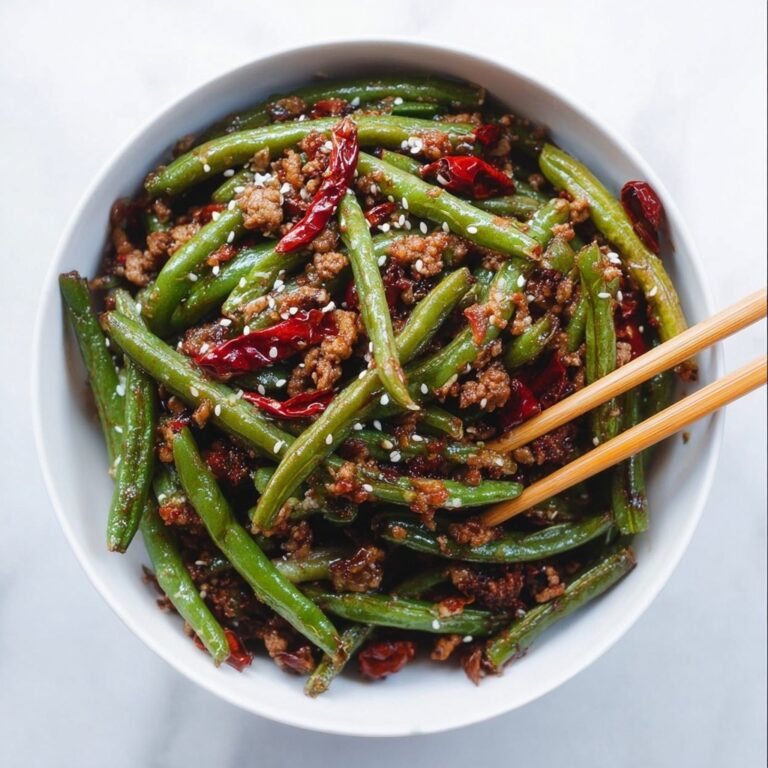 Pork with Dry Pressed Tofu and Green Beans Stir-Fry Recipe