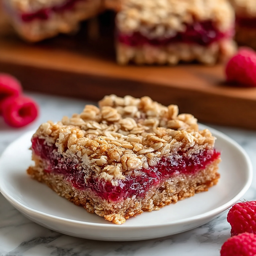 Irresistibly Easy Delicious Oatmeal Rhubarb Bars Recipe - Recipe Image