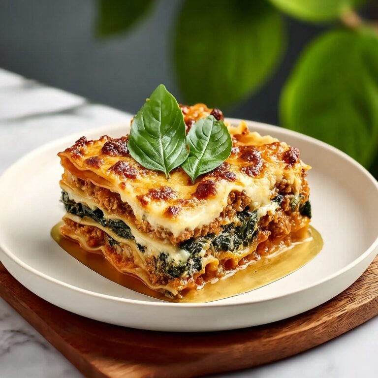 Hearty Spinach Lasagna That Warms Your Soul Every Time Recipe