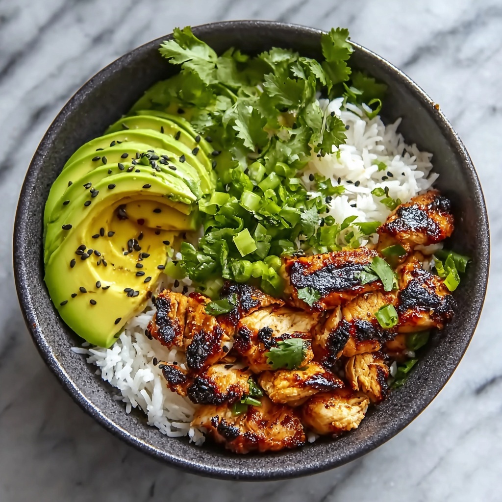 Bold and Flavorful Sweet and Spicy Honey Chipotle Chicken Bowls Recipe - Recipe Image