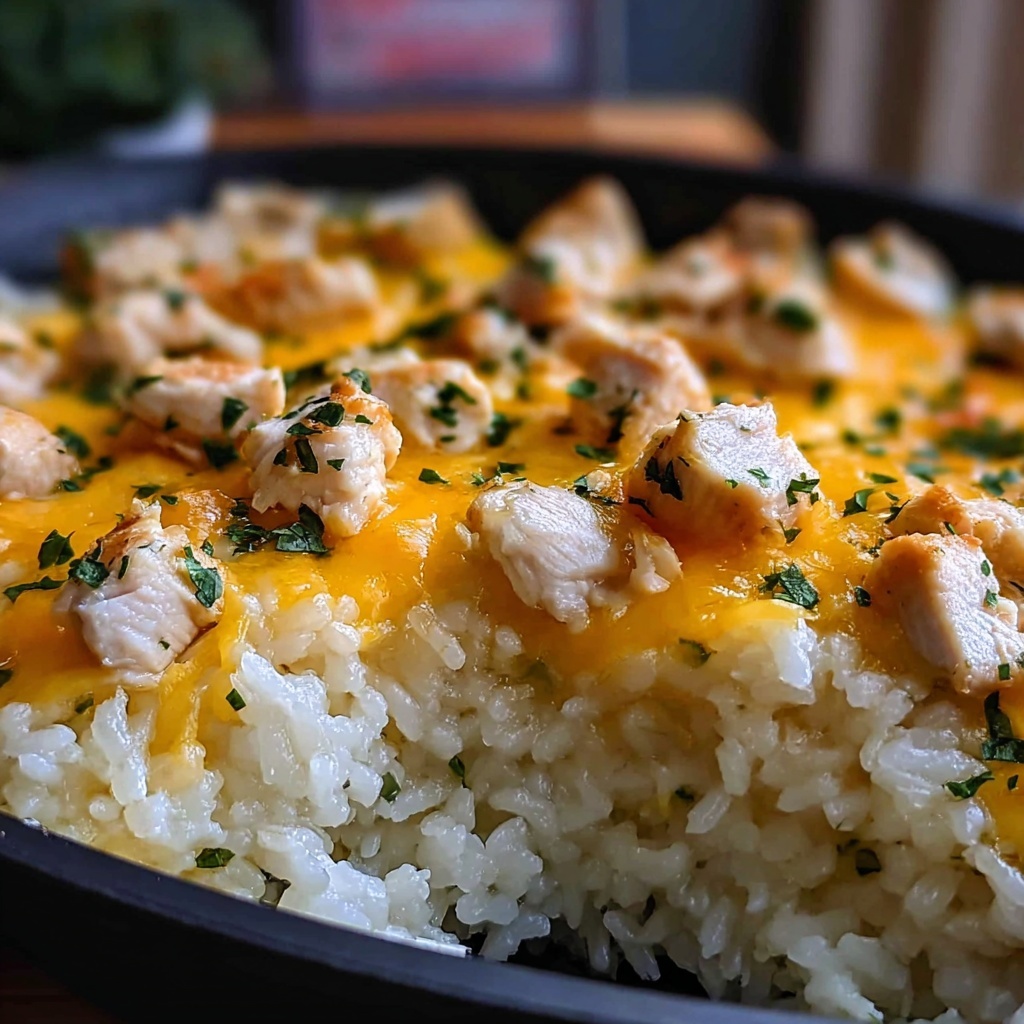 Comforting Healthy Chicken Cauliflower Rice Casserole Recipe - Recipe Image