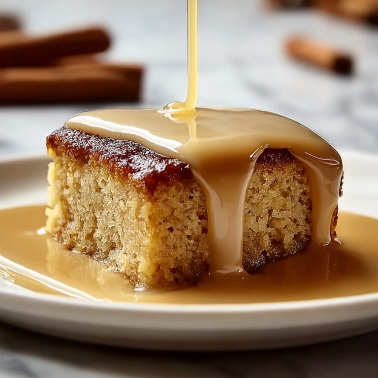 Irresistibly Moist Gingerbread Pudding Cake for Holiday Cheer Recipe