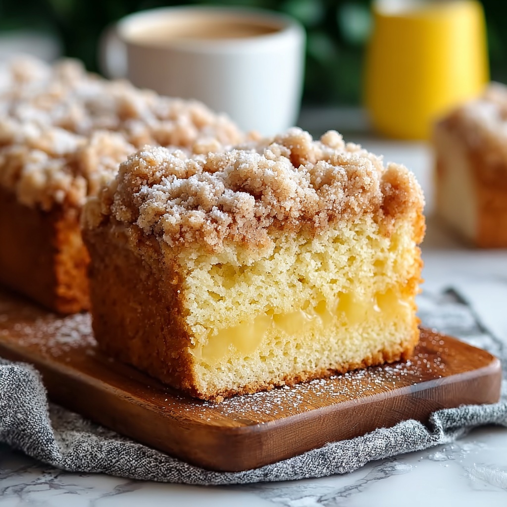 Vanilla Eggnog Bread with Crumb Topping Recipe - Recipe Image