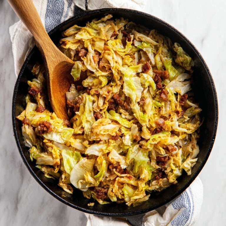 Bacon Braised Cabbage Recipe