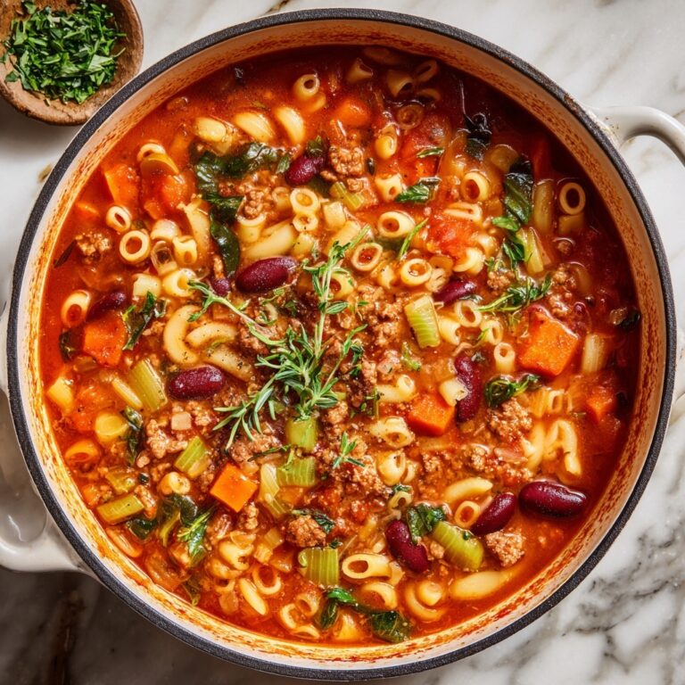 Hearty Pasta Fagioli Soup Recipe