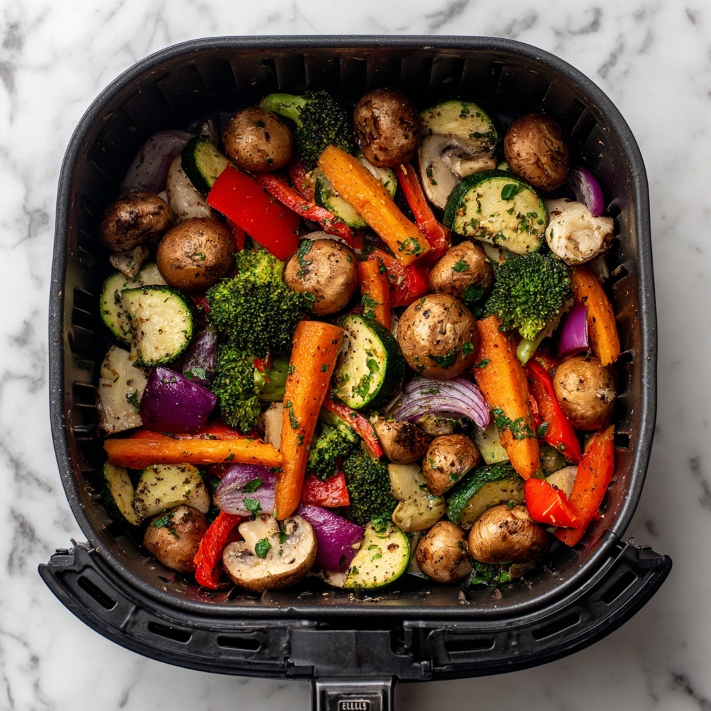 Air Fryer Vegetables with Parmesan Recipe - Recipe Image