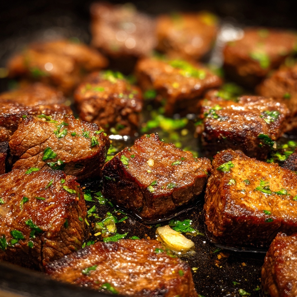 Garlic Butter Steak Bites Recipe - Recipe Image