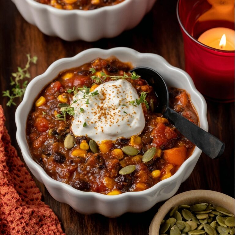 Pumpkin Black Bean Chili Recipe