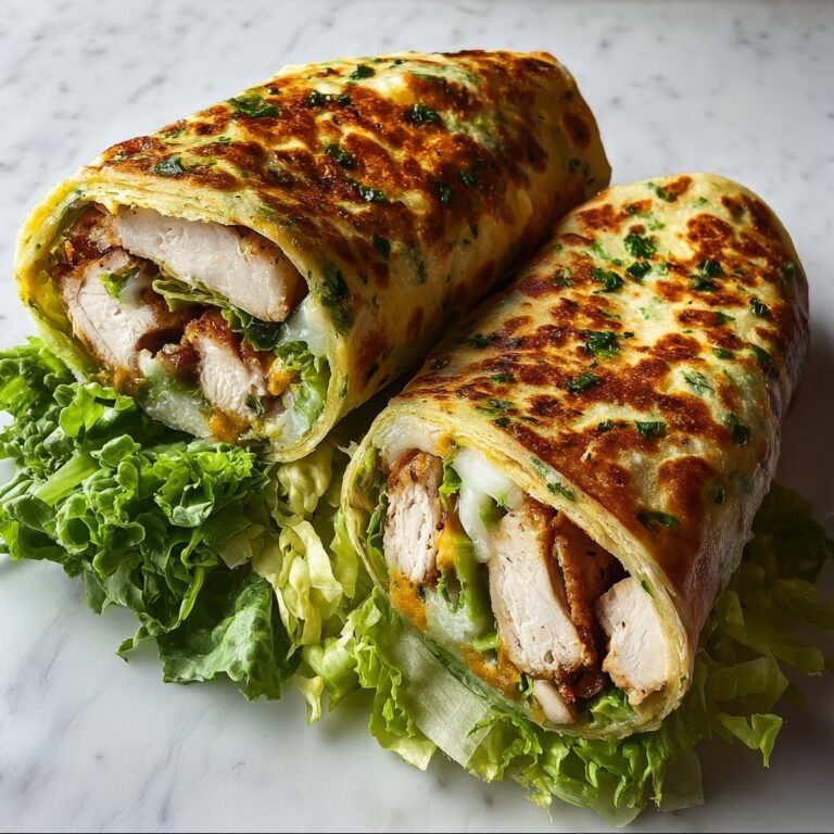 Keto Cheesy Garlic Chicken Wraps Recipe