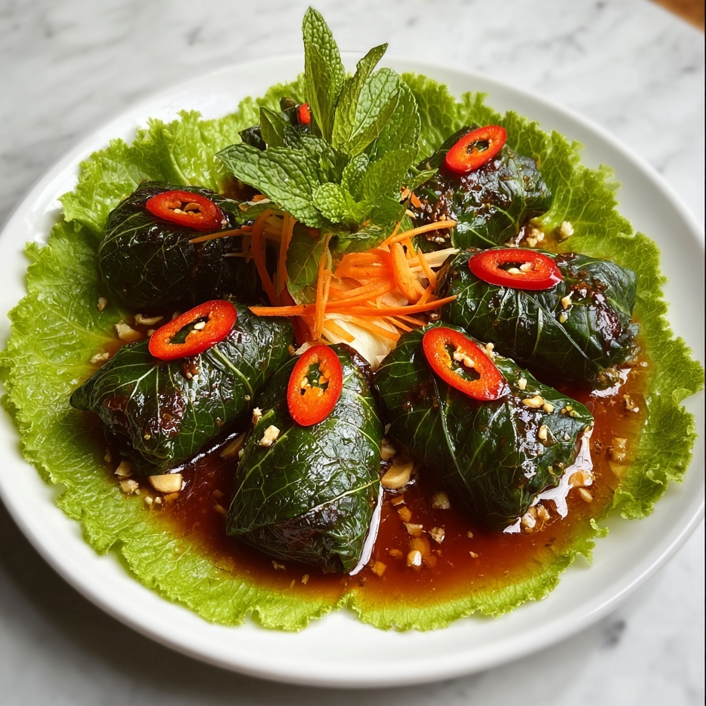 Thai Basil Beef Rolls Recipe - Recipe Image