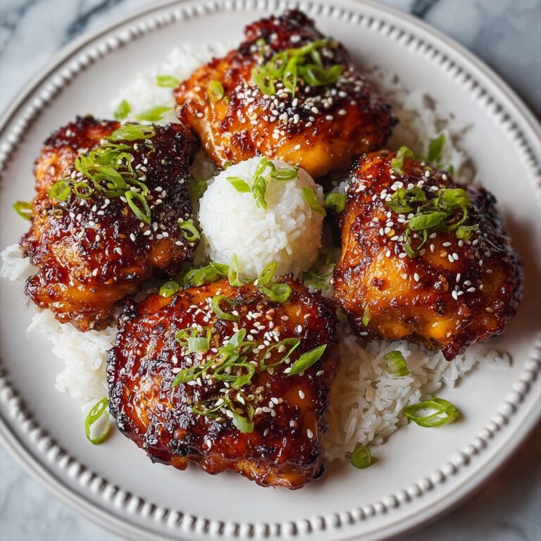 Air Fryer Korean Soy Garlic Chicken Thighs Recipe