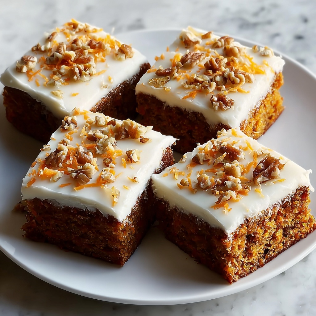 Carrot Cake Bars with Cream Cheese Frosting Recipe - Recipe Image