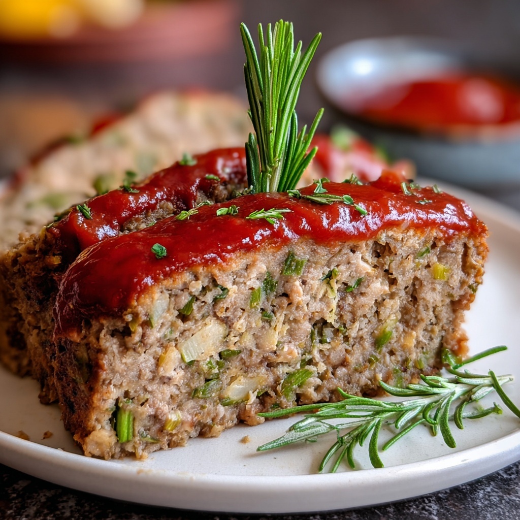Savory Herb-Crusted Homestyle Meatloaf Recipe - Recipe Image